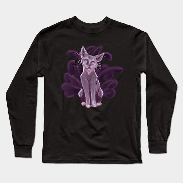 Void Cat Long Sleeve T-Shirt by awkwardpaige